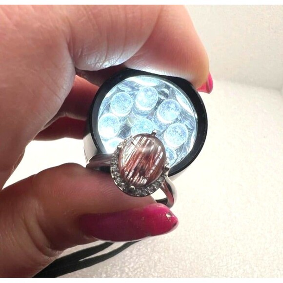 Beautiful Rutilated Quartz Ring - Picture 4 of 5